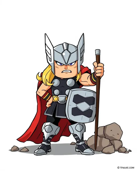 Imágenes de Thor de Cartoon: Clásicos de Historietas Animadas