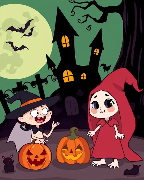 Imágenes de Toon de Halloween para Favores para los Niños