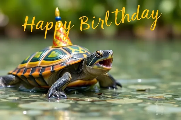 Imágenes de Tortuga para Celebrar el Día de Cumpleaños