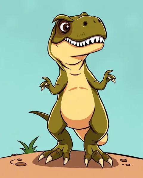 Imágenes de Trex cartoon para diversión y entretenimiento