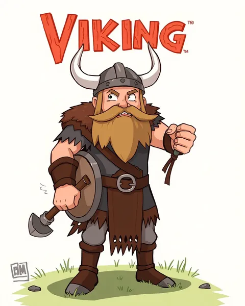 Imágenes de Vikingos de dibujos animados: Héroes barbudos de antaño