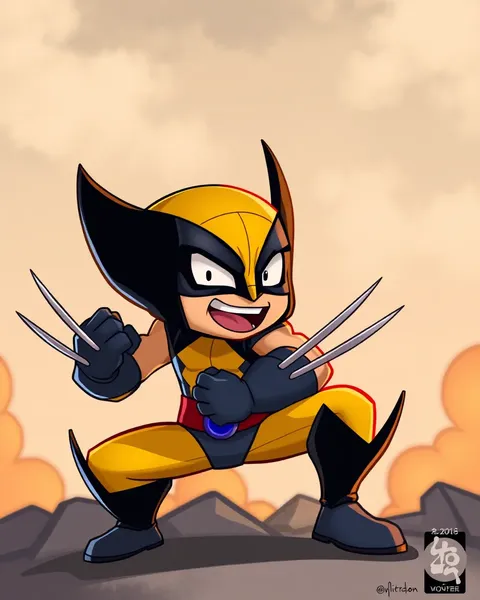 Imágenes de Wolverine en alta definición de cartoon