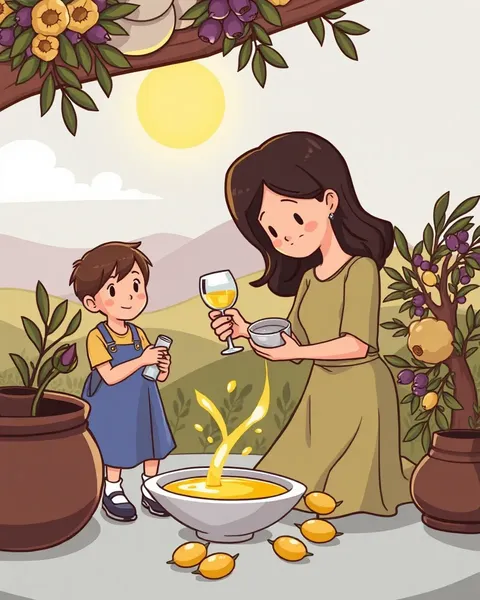 Imágenes de aceite de oliva de dibujos animados desveladas