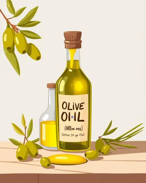 Imágenes de aceite de oliva de dibujos animados