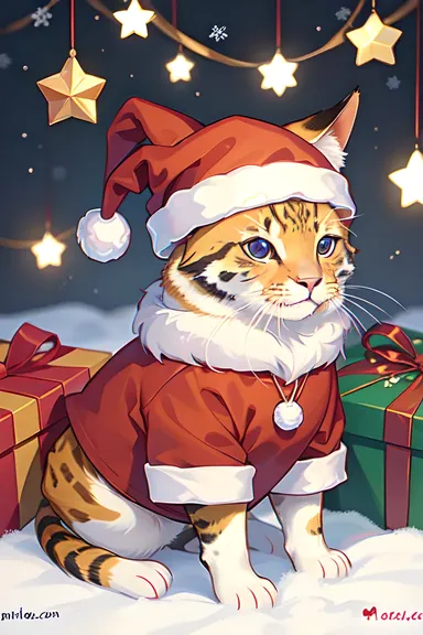 Imágenes de animales adorables para fiestas de Navidad felices