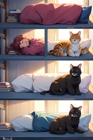 Imágenes de animales durmiendo juntos