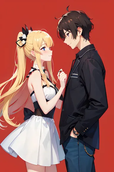 Imágenes de anime dulces de pareja hermosa para admirar