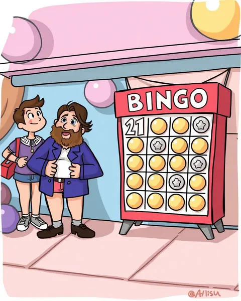 Imágenes de bingo de dibujos animados coloridas para el deleite de los niños