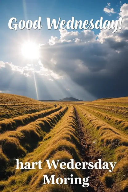 Imágenes de buena mañana de miércoles con paisajes naturales hermosos