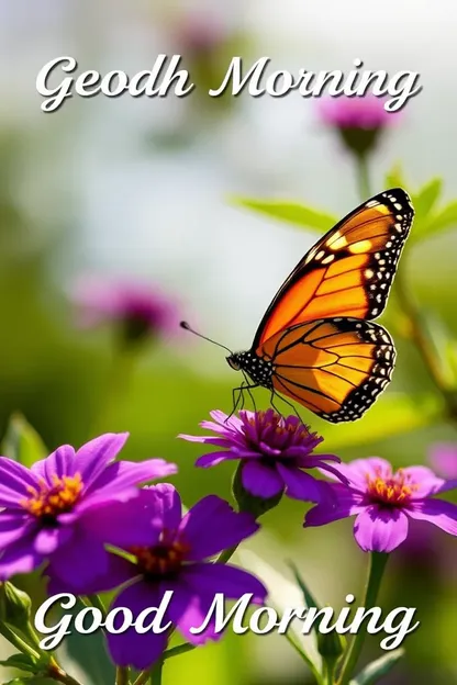 Imágenes de buenas mañanas de mariposa para inspiración