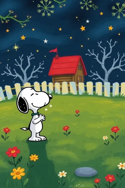 Imágenes de buenas noches de Snoopy para relajarse