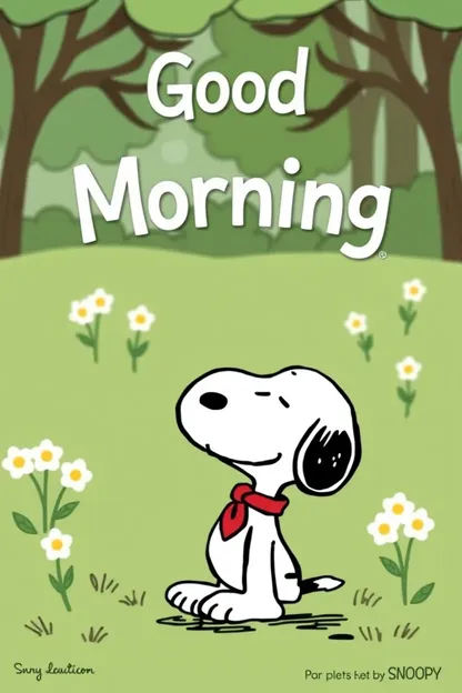 Imágenes de buenos días Snoopy: Imágenes de buenos días Snoopy