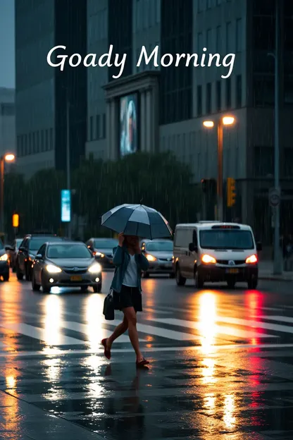 Imágenes de buenos días con lluvia para una mañana relajante