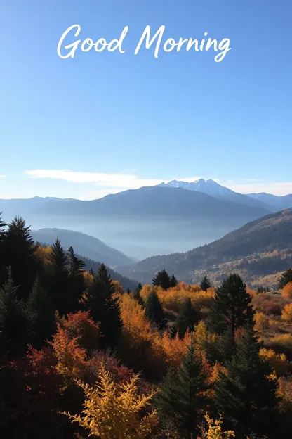 Imágenes de buenos días en otoño