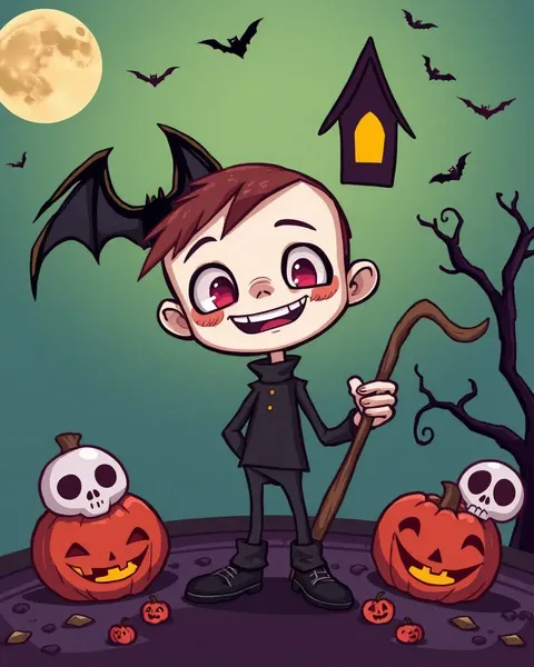 Imágenes de caricatura de Halloween asustadoras para compartir