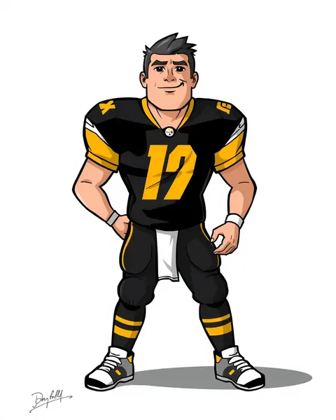 Imágenes de caricaturas de Steelers para entretenimiento infantil