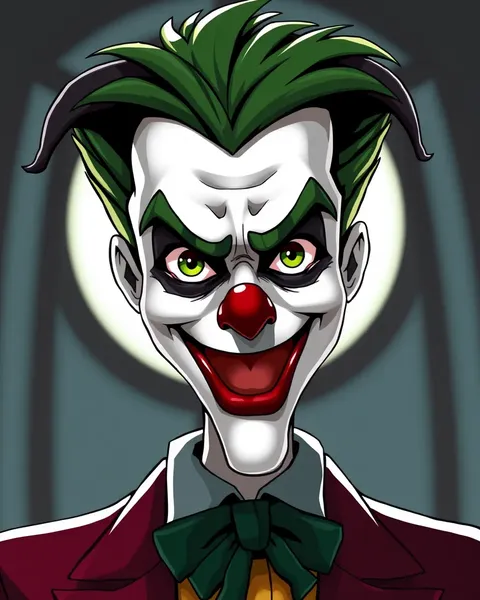 Imágenes de caricaturas del Joker: Iconos icónicos del villano de DC Comics