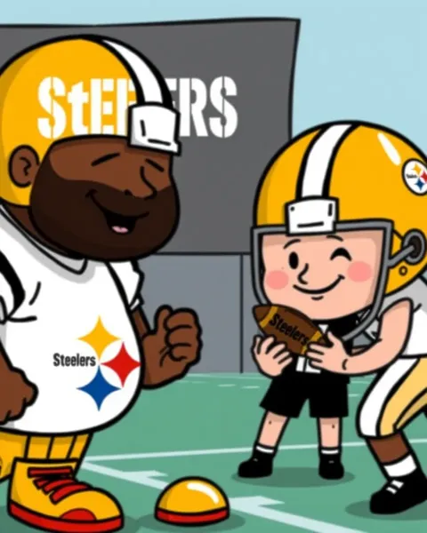 Imágenes de cartoon de Steelers para entusiastas del arte