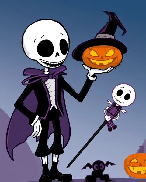 Imágenes de cartoon para favores y regalos de fiesta de Halloween