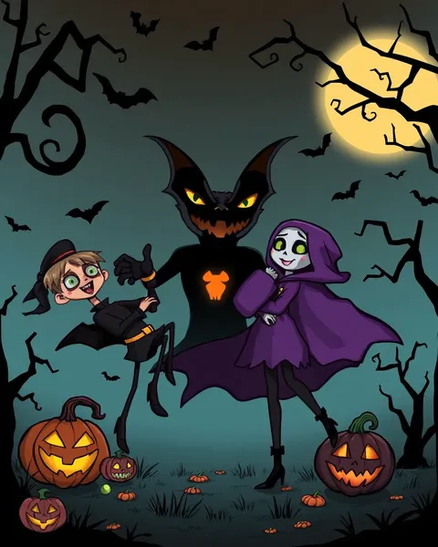 Imágenes de cartoons y dibujos para fiesta infantil de Halloween