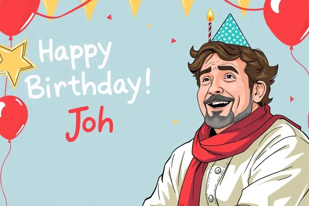 Imágenes de celebración del cumpleaños de John