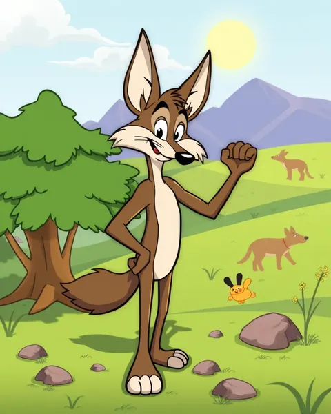 Imágenes de coyote animado: dibujos fantásticos revelados