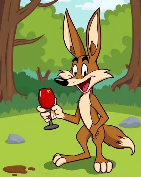 Imágenes de coyote de cartoon: creaciones artísticas únicas