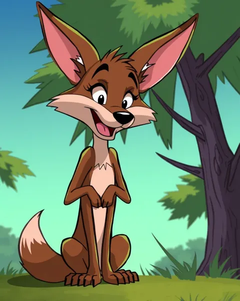 Imágenes de coyote de cartoon: risas para niños y adultos