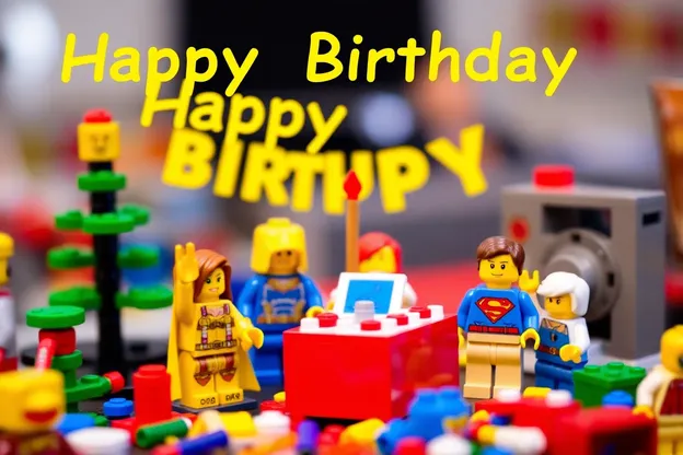 Imágenes de cumpleaños Lego felices para una fiesta de cumpleaños divertida