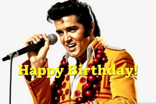 Imágenes de cumpleaños de Elvis con estilo legendario del Rey