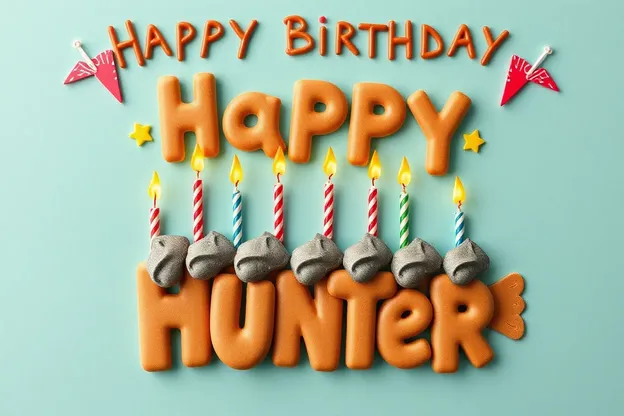 Imágenes de cumpleaños de Hunter con citas divertidas