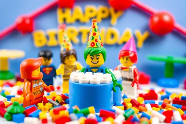 Imágenes de cumpleaños de Lego: creaciones coloridas y creativas