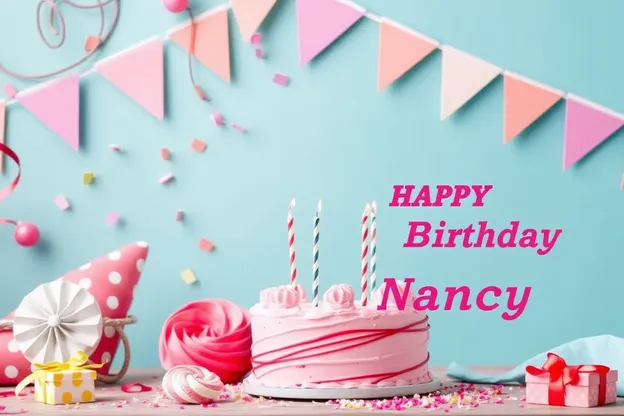 Imágenes de cumpleaños de Nancy con gráficos divertidos