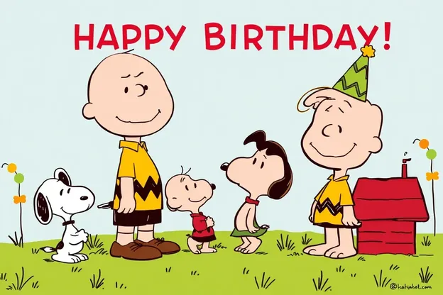 Imágenes de cumpleaños de Peanuts para fiesta