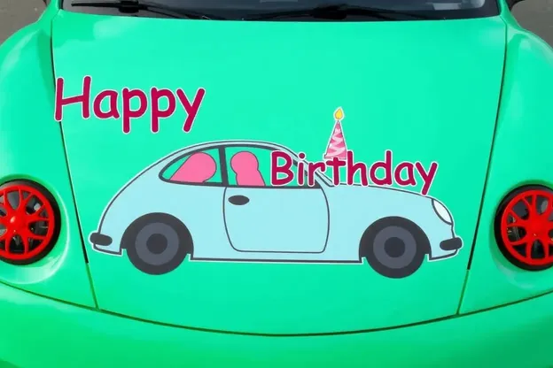 Imágenes de cumpleaños de coche para compartir