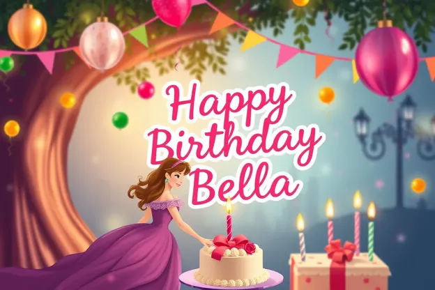 Imágenes de cumpleaños felices con flores para Bella