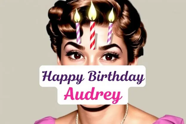 Imágenes de cumpleaños felices de Audrey gratuitas para descargar