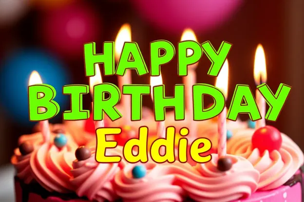 Imágenes de cumpleaños felices de Eddie en línea