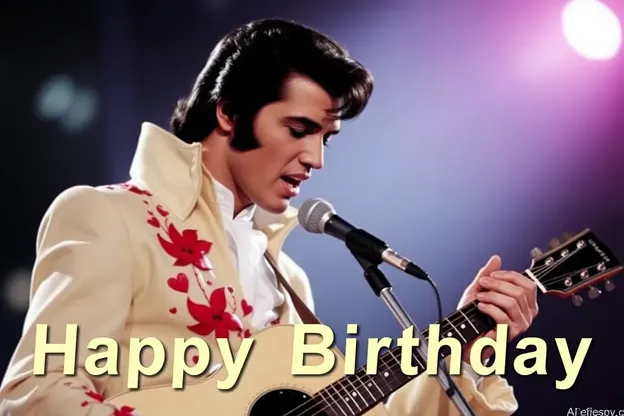 Imágenes de cumpleaños felices de Elvis para arrancar la fiesta