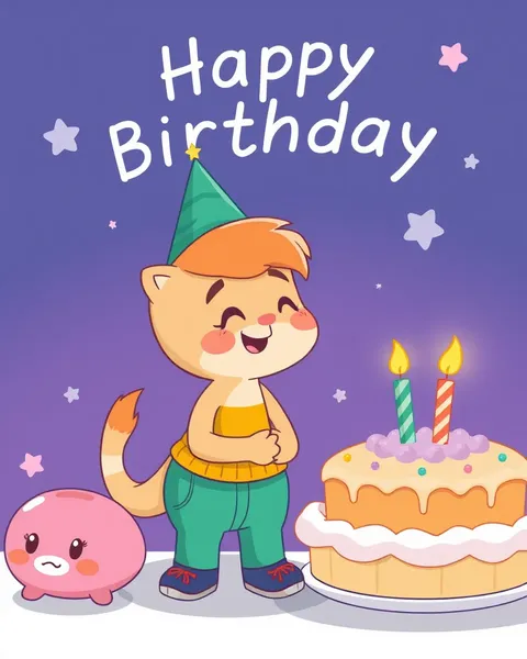 Imágenes de cumpleaños felices de dibujos animados gratuitas para descargar