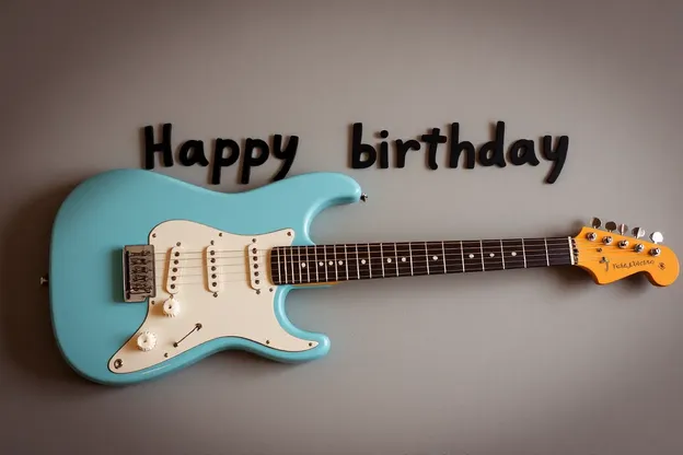 Imágenes de cumpleaños felices de guitarra armonía de recuerdos