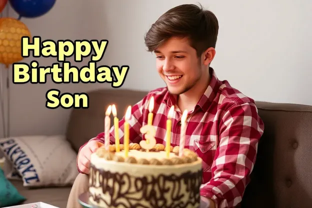 Imágenes de cumpleaños felices de hijo GIF para recordar