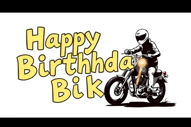 Imágenes de cumpleaños felices del motociclista, imágenes de libertad y diversión