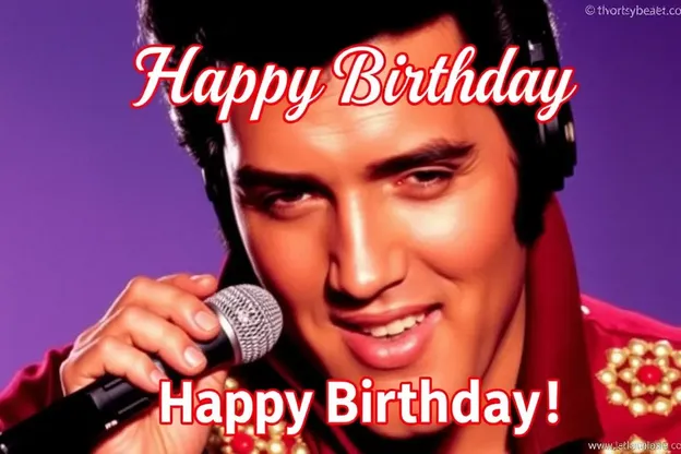 Imágenes de cumpleaños felices para Elvis para una fiesta legendaria