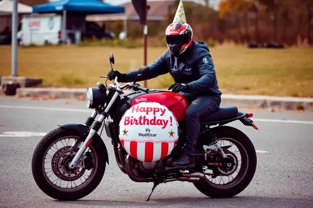 Imágenes de cumpleaños feliz para motociclistas para recordar el momento