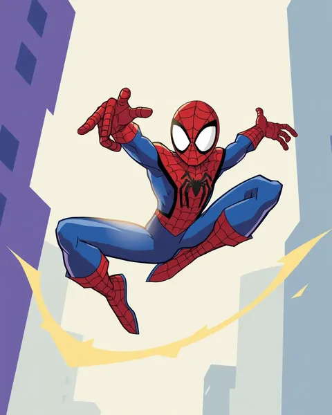 Imágenes de cómic de Spider Man de dibujos animados