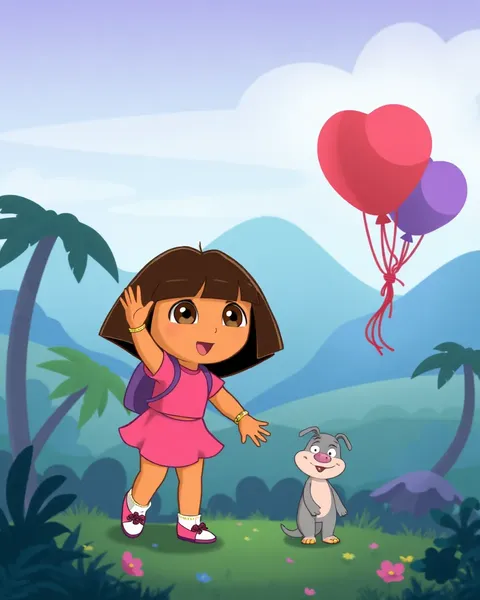 Imágenes de dibujos animados de Dora para entretenimiento infantil