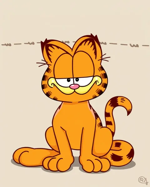 Imágenes de dibujos animados de Garfield para diversión infantil