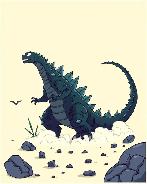 Imágenes de dibujos animados de Godzilla: Galería de imágenes de monstruos de dibujos animados