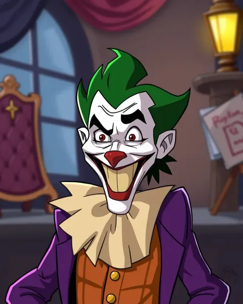 Imágenes de dibujos animados de Joker analizadas